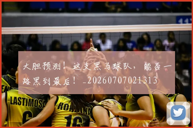 大胆预测!这支黑马球队,能否一路黑到最后!_20260707021313