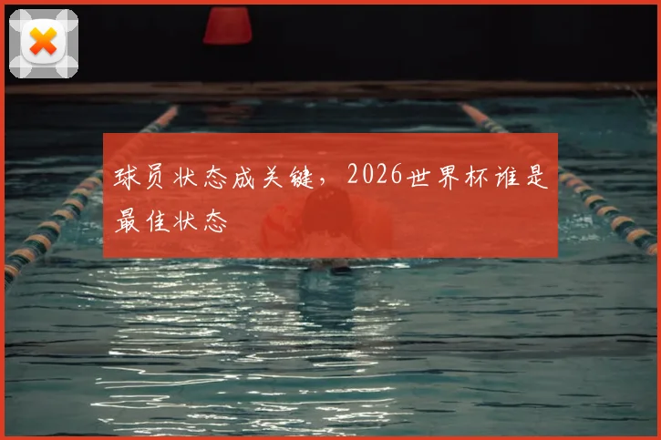 球员状态成关键，2026世界杯谁是最佳状态